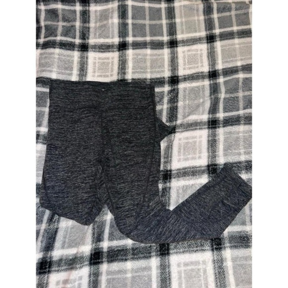 Grey Calvin klein Leggings Criss cross ankle pattern size small women's (H8)